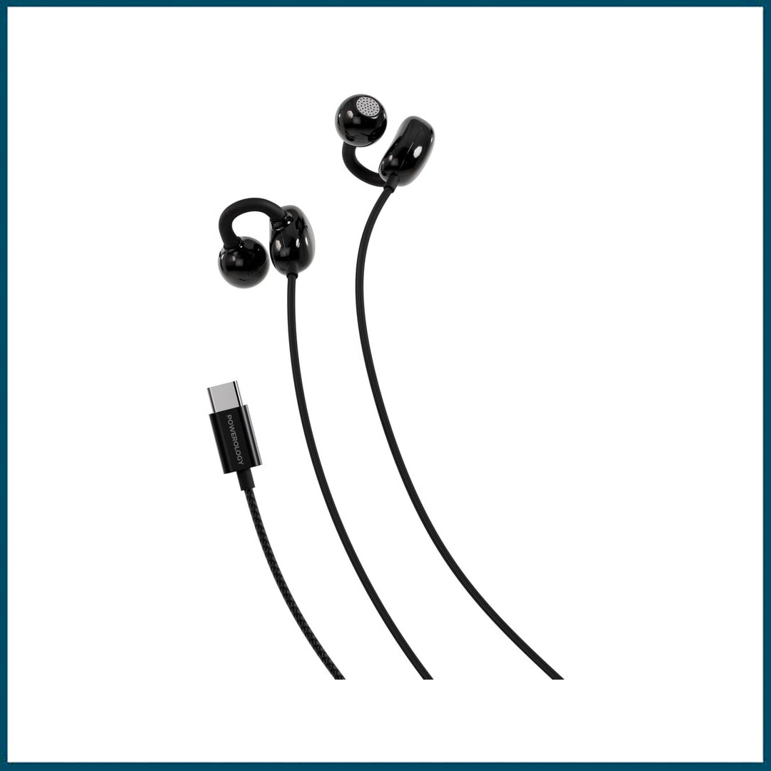 Powerology VORO Earhook USB-C Wired Earphones