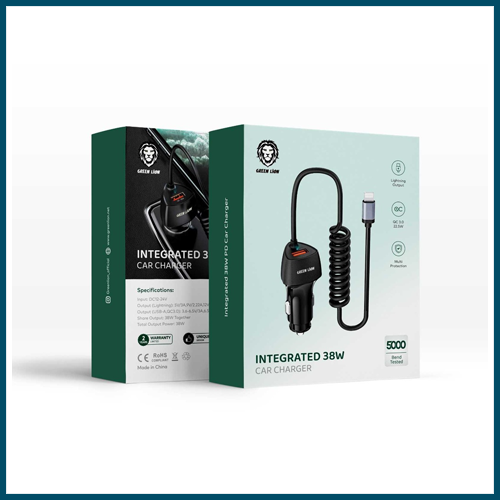 GreenLion Integrated 38W Pd Car Charger