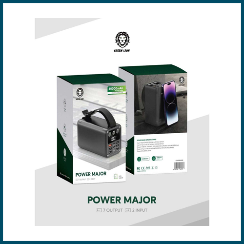 Green Lion Major Powerbank 60000 mAh