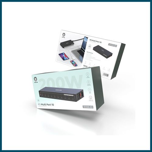 Green Lion PD Multi Ports 10 Charging Station 200W