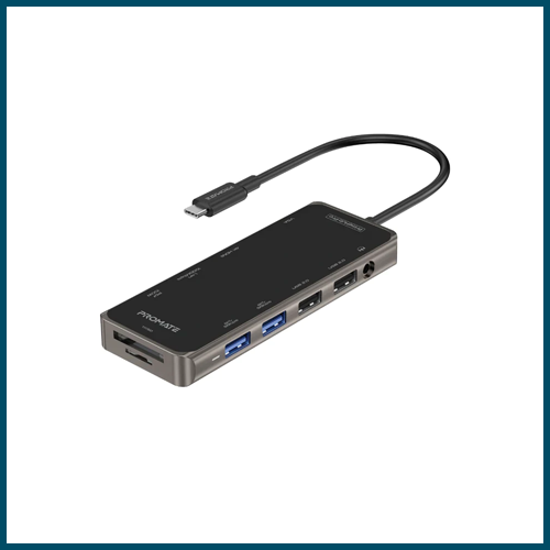 Promate Multiport USB Type-C Hub 11-in-1