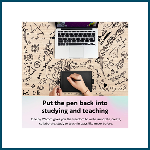 One by Wacom Graphics Drawing Tablet