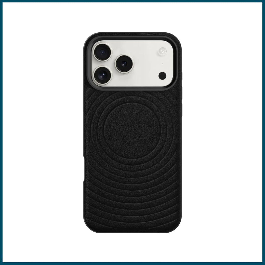 Levelo Spirale PU Leather Hybrid Case for iPhone 17 Pro