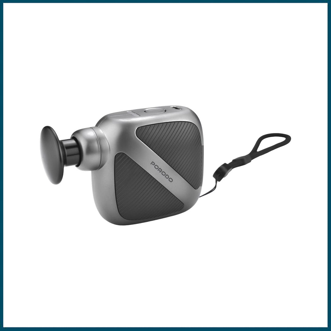 Porodo Lifestyle Pocket-Sized Muscle Relief Massager (Grey)
