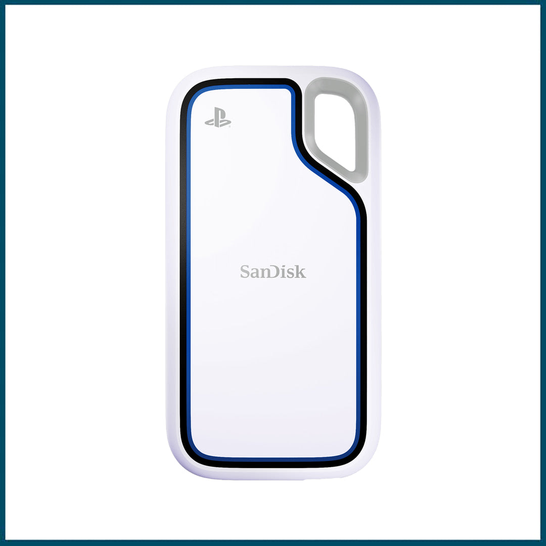 SanDisk Extreme Portable SSD for PlayStation 5 2TB (White)