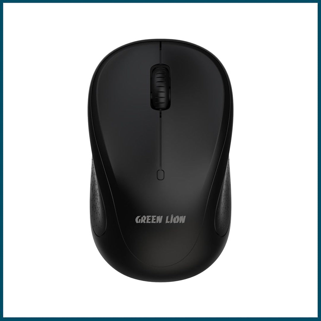 Green Lion G50 Wireless Mouse (Black)