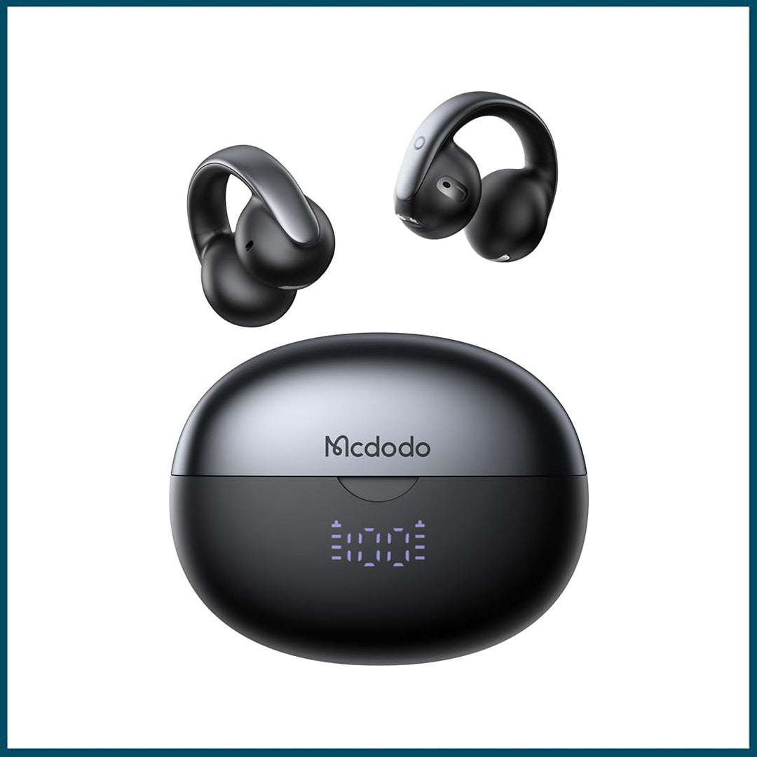 Mcdodo Air O3 Clip-On Open-Ear Wireless Earbuds HP-8160 (Black)