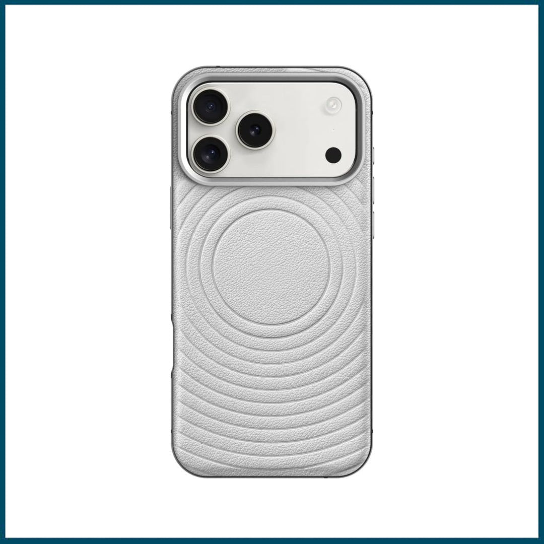 Levelo Spirale PU Leather Hybrid Case for iPhone 17 Pro