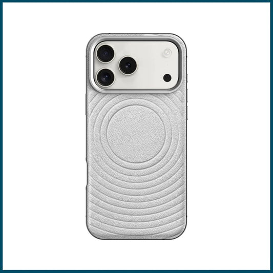 Levelo Spirale PU Leather Hybrid Case for iPhone 17 Pro