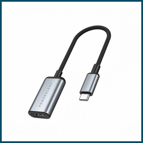 Powerology Braided Type-C To HDMI Cable