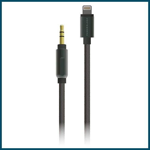 Powerology Aluminium Braided Audio Cable