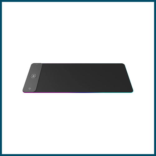 Porodo RGB Mouse Pad With Wireless Charging