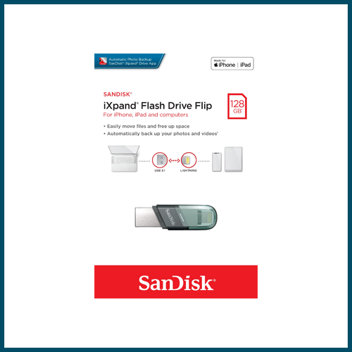 SanDisk iXpand Flash Drive Flip