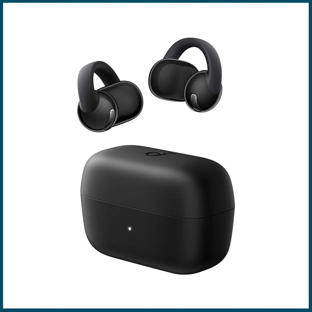 Soundcore C50i Open-Ear Clip-On Earbuds (Midnight Black)
