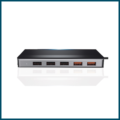 Powerology 13 in 1 Dual Hdmi & DP 4K USB-C Hub Ethernet