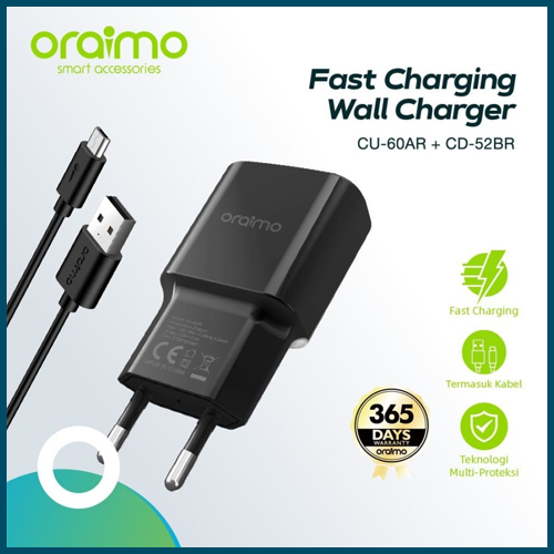 Oraimo 10W Wall Charger Kit