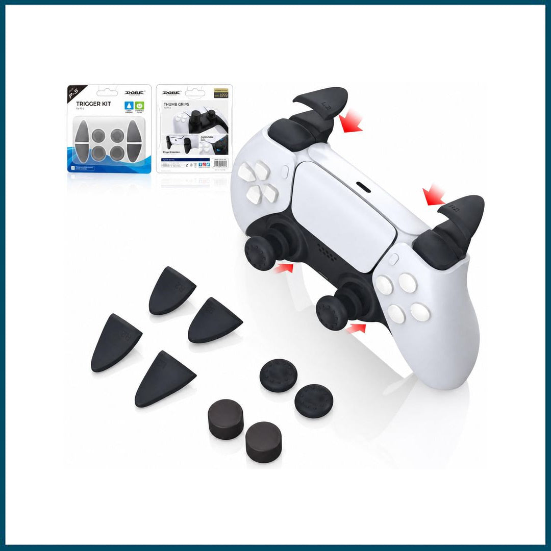 Dobe Trigger Kit for PS5 DualSense Controller (8-Piece)