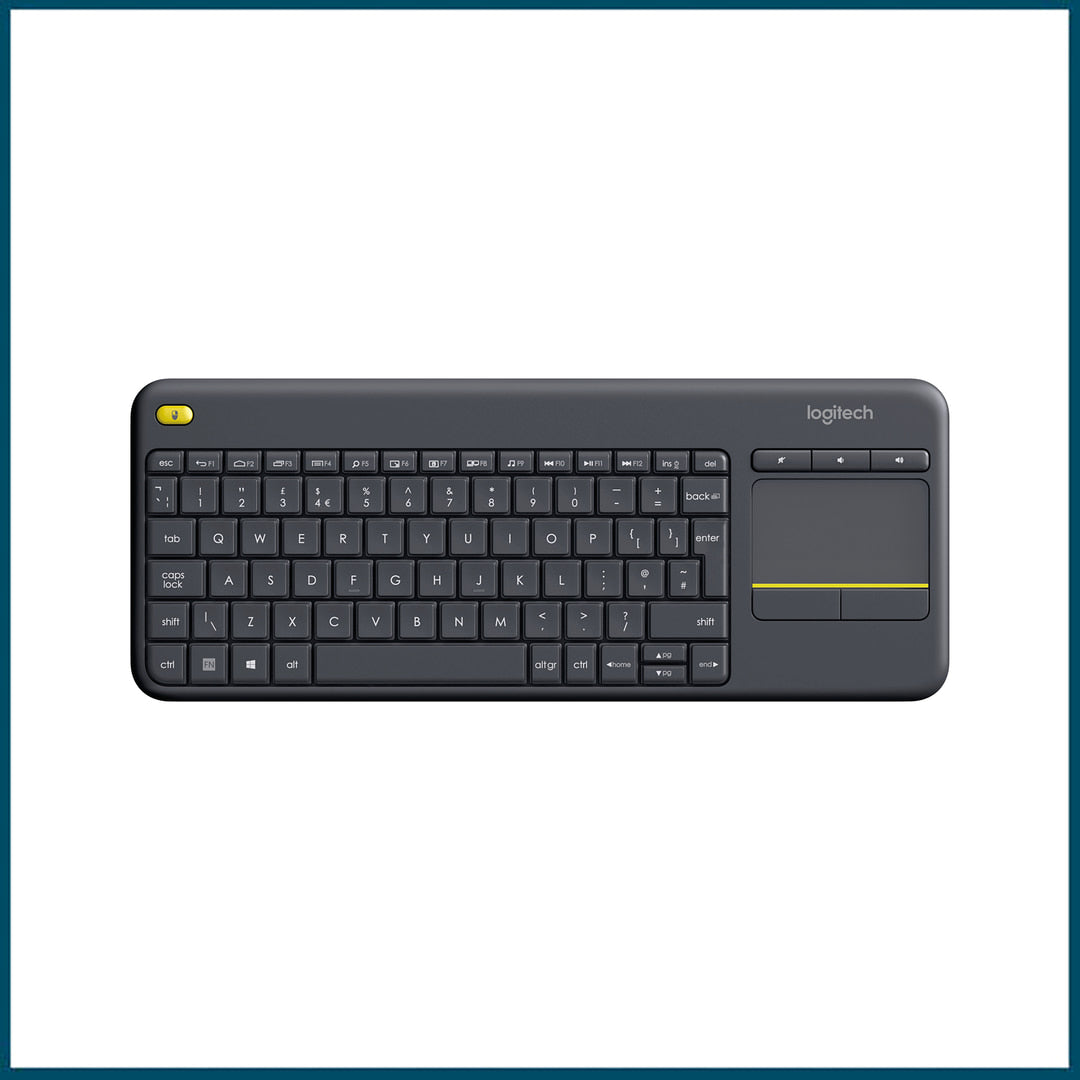 Logitech K400 Plus Wireless Touch Keyboard (Black)