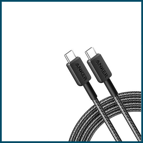 Anker 322 USB-C to USB-C Cable - Braided 3ft