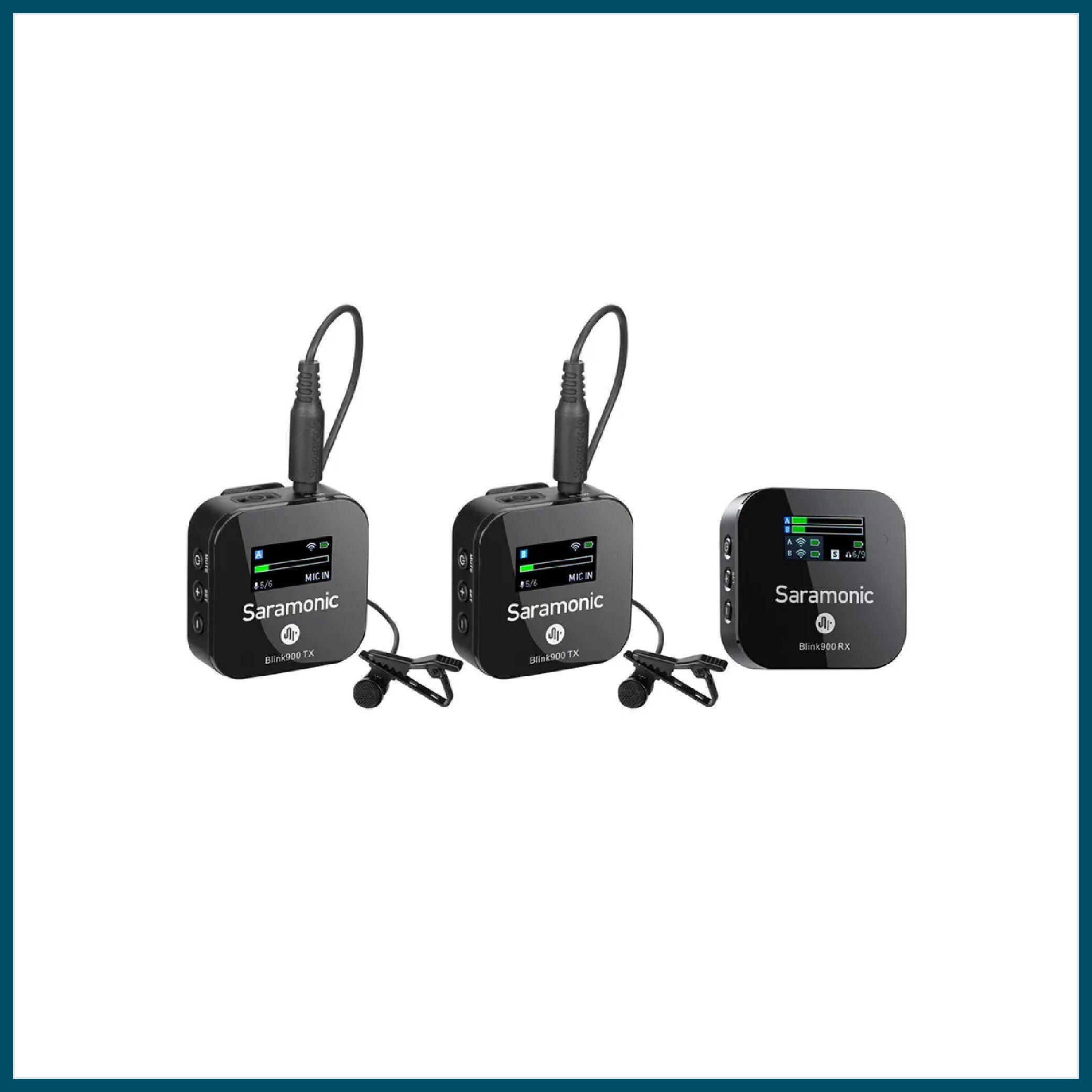 Saramonic Blink900 B2 - 2-Person Wireless Clip-On Mic System
