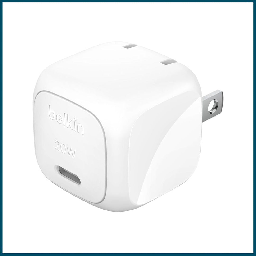 Belkin BoostCharge Compact USB-C Wall Charger 20W + USB-C to USB-C Cable