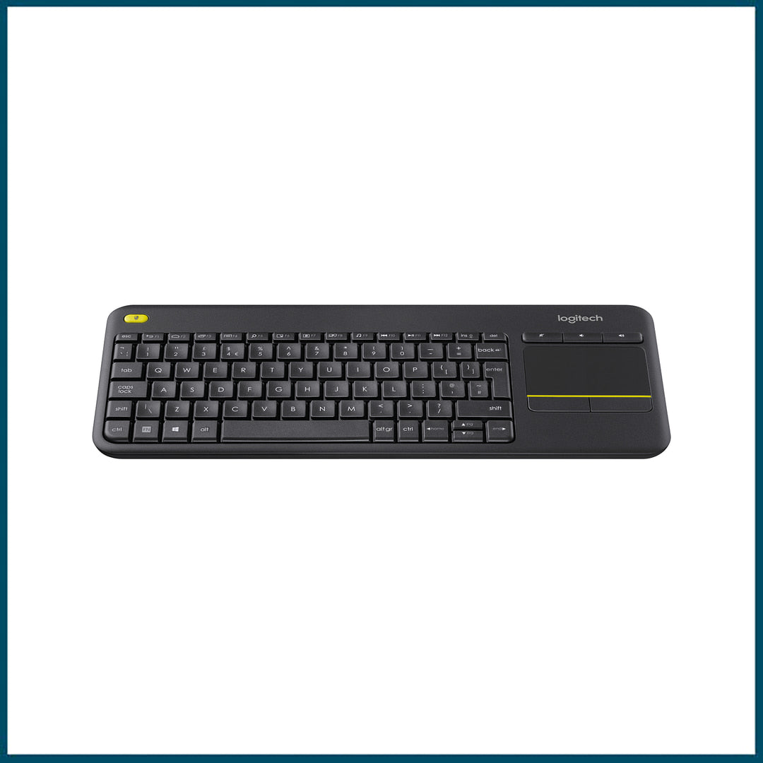 Logitech K400 Plus Wireless Touch Keyboard (Black)