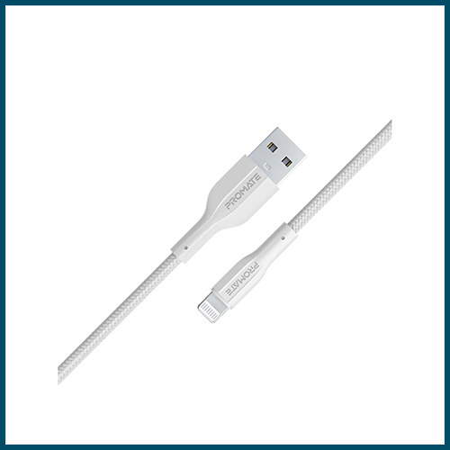 Promate High Tensile Strength Data & Charge Cable for Apple Devices