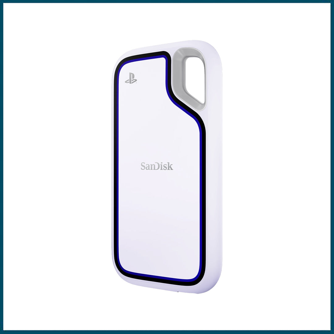 SanDisk Extreme Portable SSD for PlayStation 5 2TB (White)