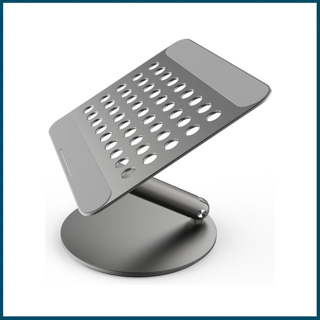 Powerology Multi-Joint Aluminum Stand for Laptop & Tablet (Gray)