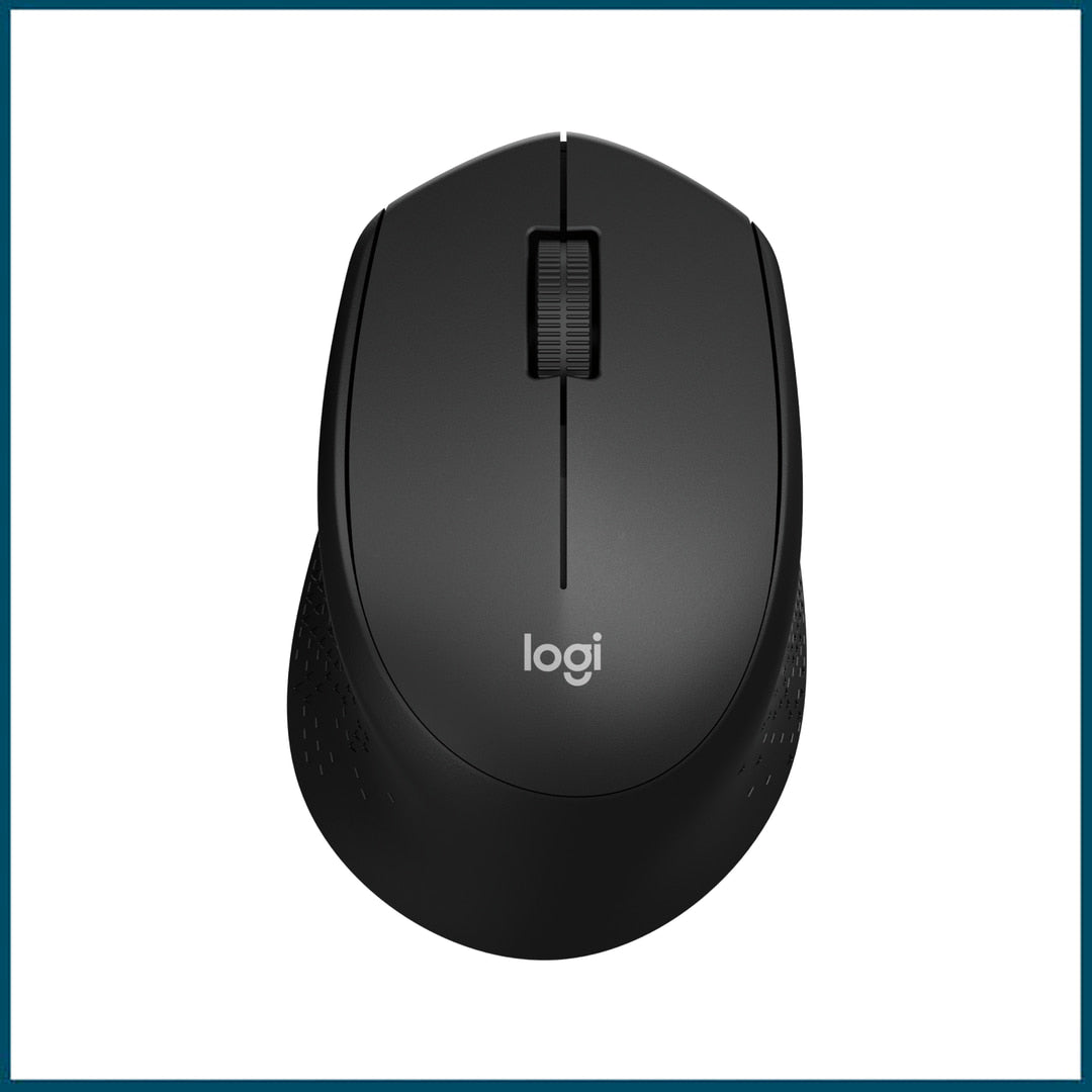 Logitech M330 Silent Plus Wireless Mouse (Black)