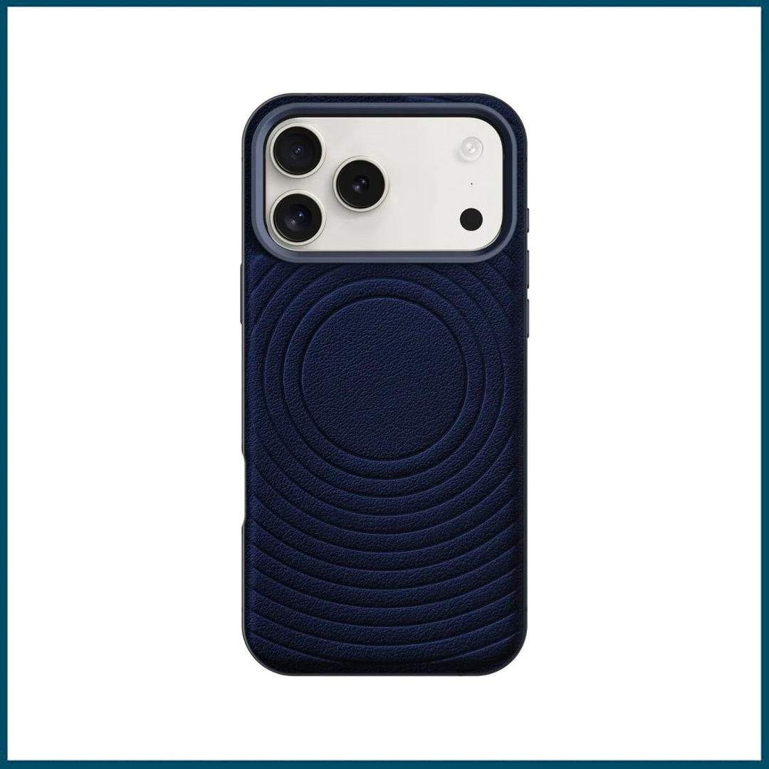 Levelo Spirale PU Leather Hybrid Case for iPhone 17 Pro