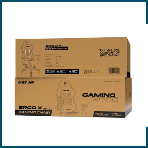 Green Lion ERGO X GCX44 Gaming Chair - Green