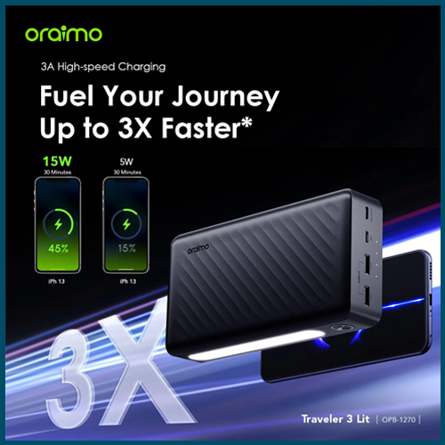 Oraimo Traveler 3 Lit