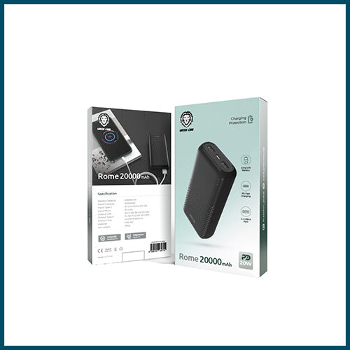 Green Lion Rome Ultra Slim Power Bank 20000mAh
