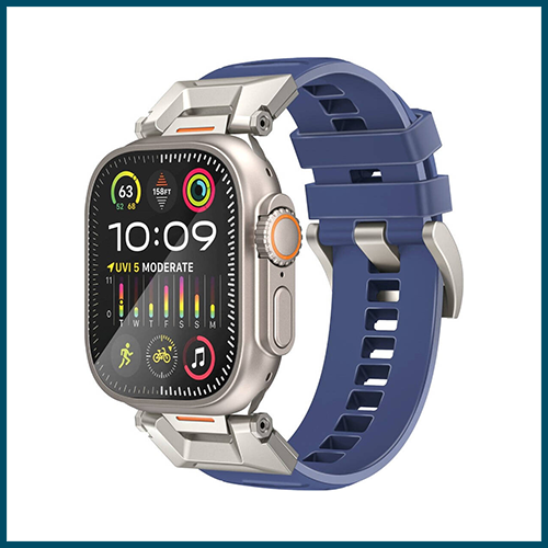 Promate Premium Sports FKM Flouro-Rubber Watch Band