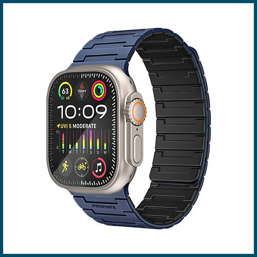 Promate Premium Magnetic Silicone Watch Band